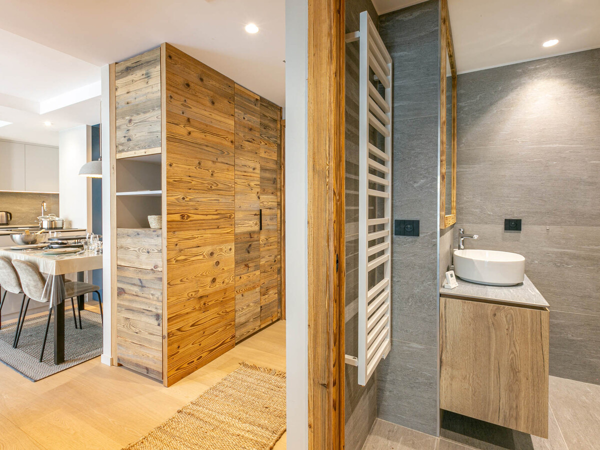 Appartement 4 pers. avec garage et terrasse, skis aux pieds à Val-d'Isère - Photo 13
