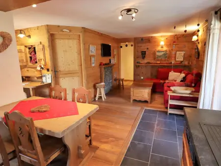 Confortable T2 à Arêches-Beaufort, 3-4 pers., terrasse, parking, proche commerces et navette ski : photo 12
