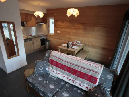 Appartement 3 pièces avec terrasse Sud à Valloire, animaux admis : photo 2