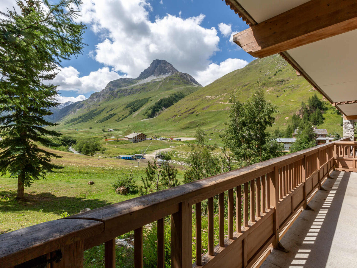 Appartement 6 pers. avec cheminée et terrasse Sud à Val-d'Isère - Photo 15