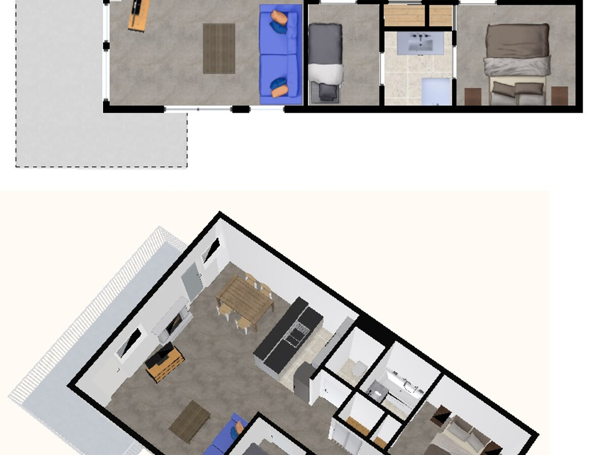Appartement 6 pers. avec cheminée et terrasse Sud à Val-d'Isère - Photo 16