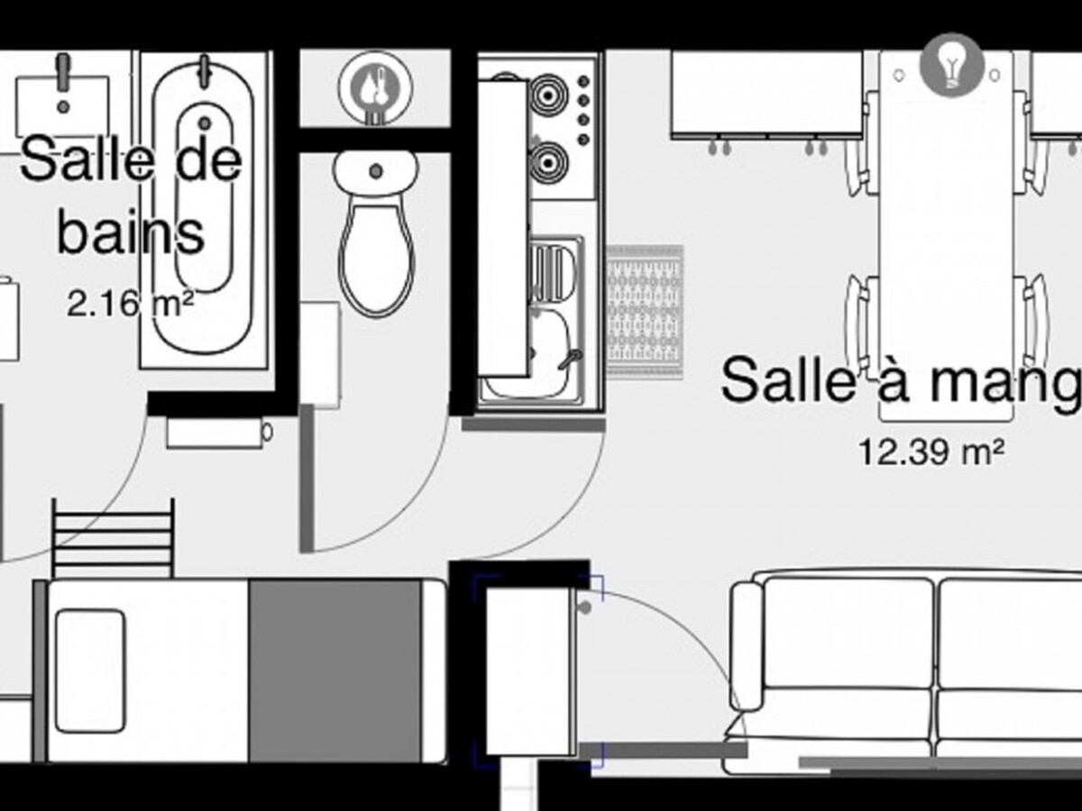Appartement Châtel 25 m², 4 pers, balcon, parking - Photo 15
