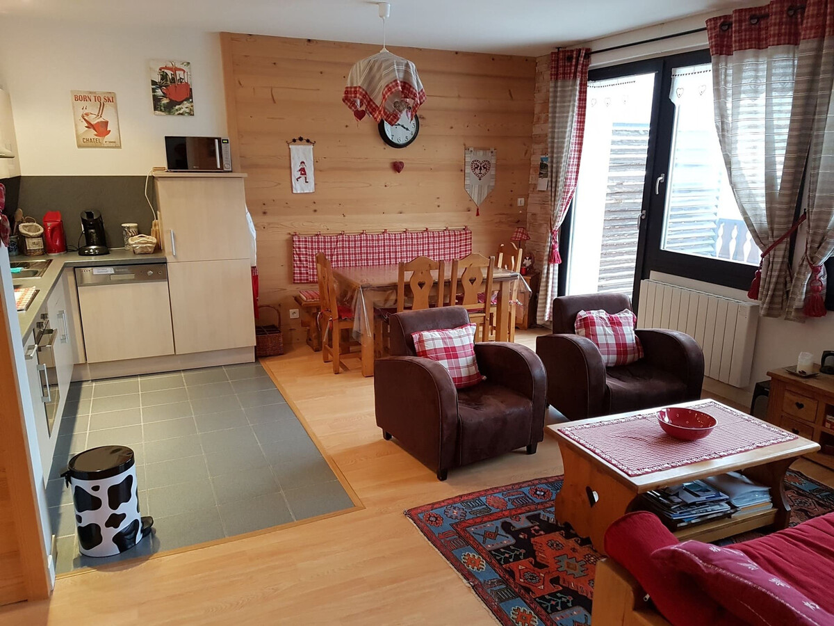 Appartement 5 pers à Châtel, balcon, parking - Photo 1