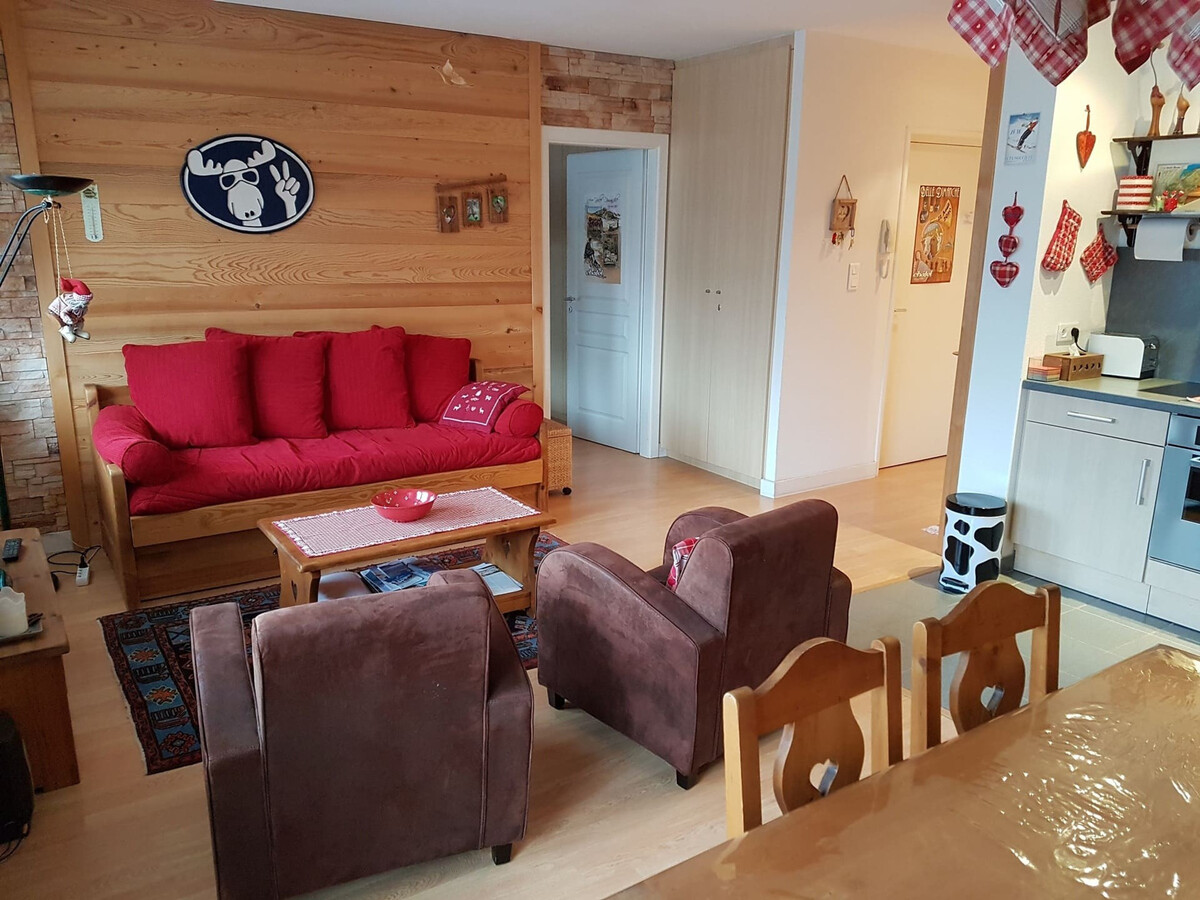 Appartement 5 pers à Châtel, balcon, parking - Photo 2