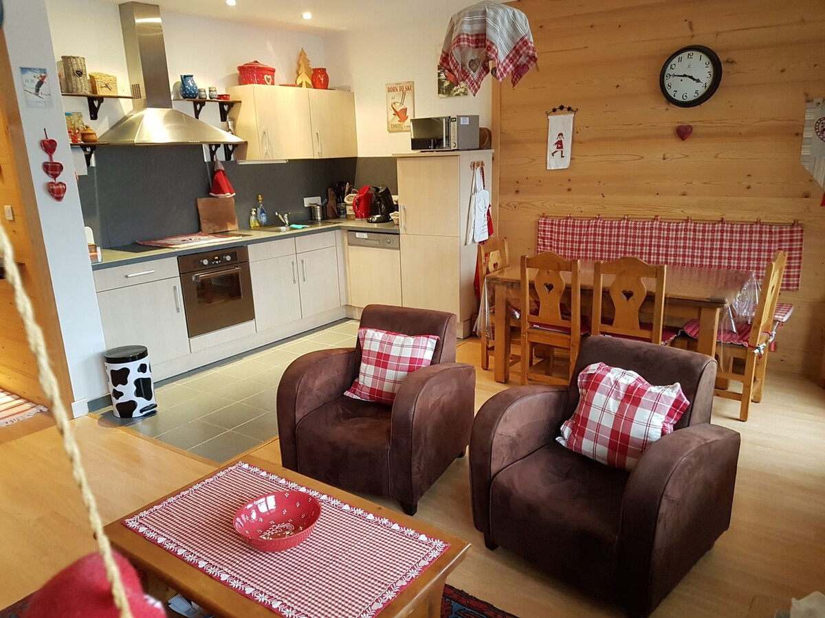 Appartement 5 pers à Châtel, balcon, parking - Photo 3