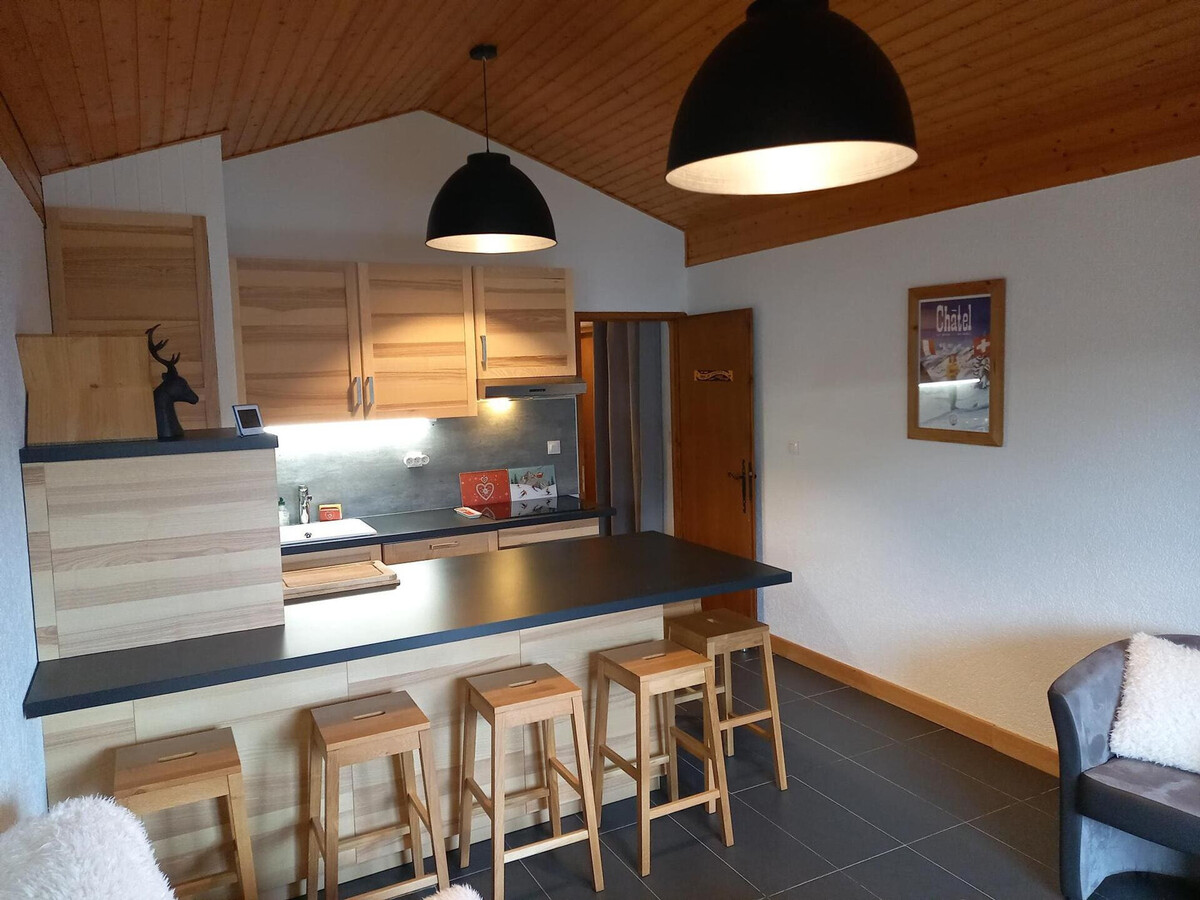Appartement 6 pers à Châtel, 800m du télésiège - Photo 2