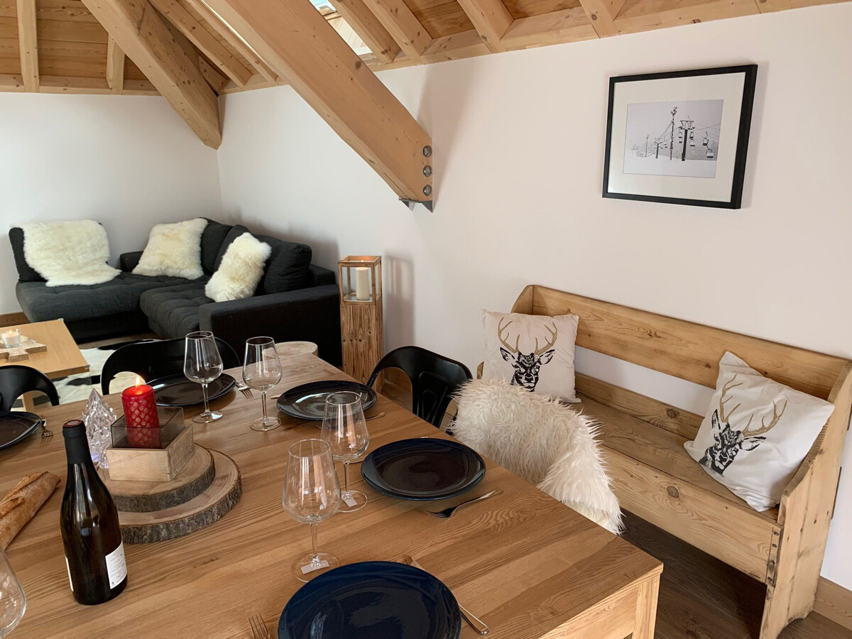 Chalet triplex 8 pers à Valloire, 4 chambres, terrasse sud - Photo 3