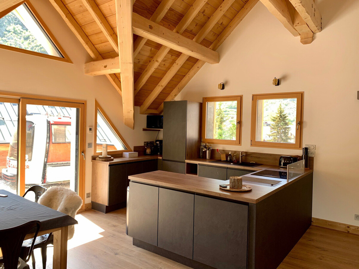 Chalet triplex 8 pers à Valloire, 4 chambres, terrasse sud - Photo 5