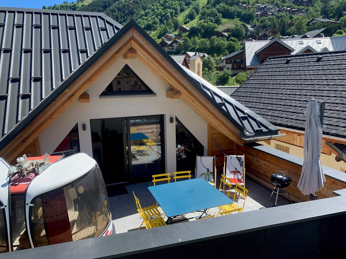 Chalet triplex 8 pers à Valloire, 4 chambres, terrasse sud - Photo 16