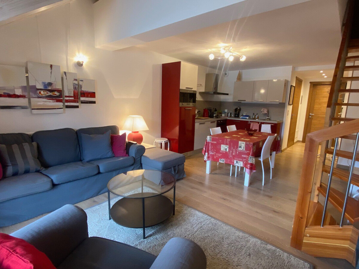 Duplex 8 pers. plein sud avec balcon, face aux pistes - Photo 1