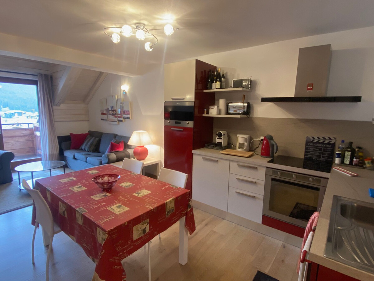 Duplex 8 pers. plein sud avec balcon, face aux pistes - Photo 2