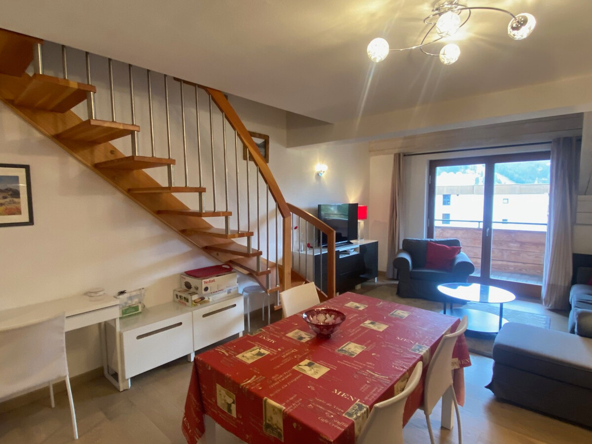 Duplex 8 pers. plein sud avec balcon, face aux pistes - Photo 3