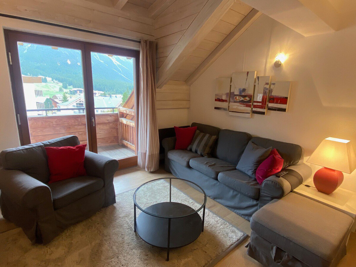 Duplex 8 pers. plein sud avec balcon, face aux pistes - Photo 7