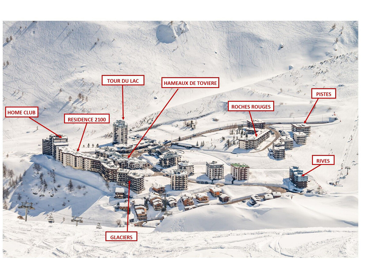 Appartement 6 pers. Tignes - Vue cirque, balcon sud - Photo 23