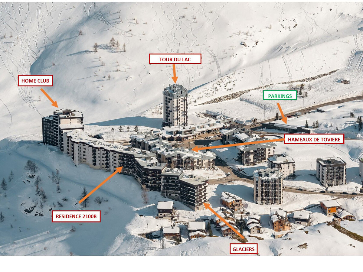 Appartement 6 pers. Tignes - Vue cirque, balcon sud - Photo 24