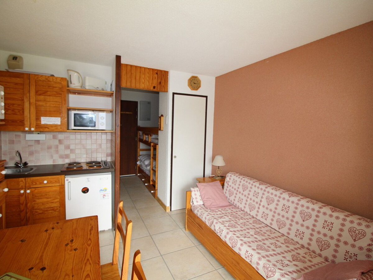 Studio cabine 4 pers à Auris, balcon vue Oisans - Photo 3
