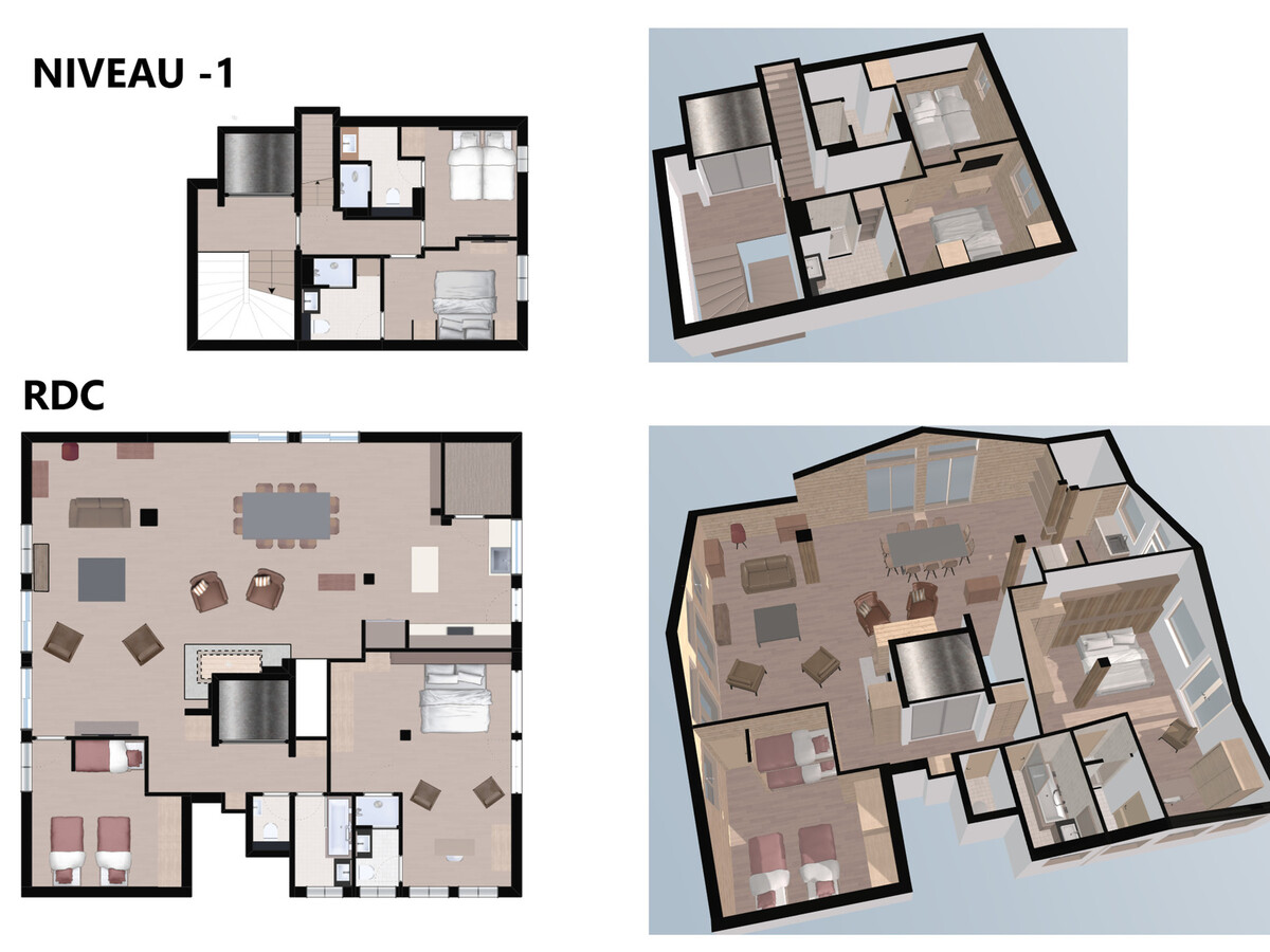Duplex luxueux 10 pers. avec sauna, cheminée et parking - Photo 16