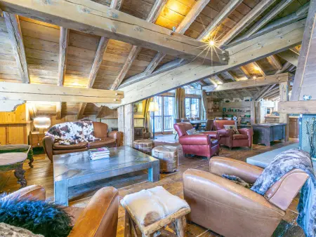 Location appartement à Val d'Isère, Duplex luxueux avec sauna, cheminée et parking à Val-dIsère