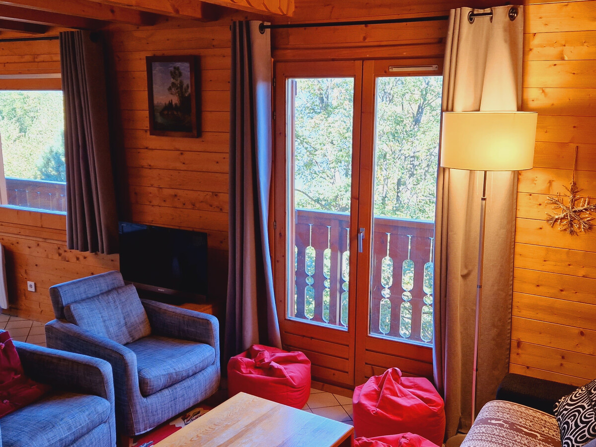 Chalet 3 chambres + mezzanine, vue Mont-Blanc à La Plagne - Photo 1