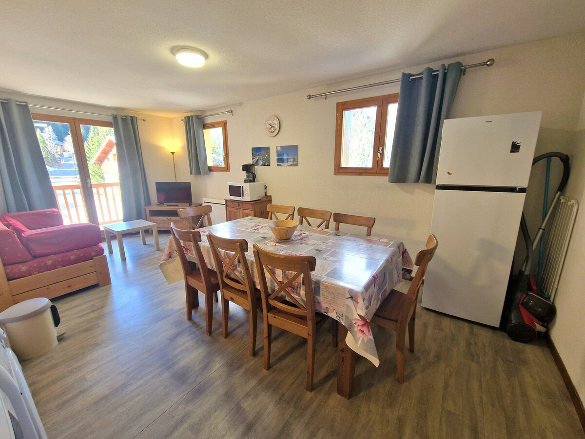 Appartement 4 pièces 8 pers, balcon Vanoise, 100m pistes - Photo 12