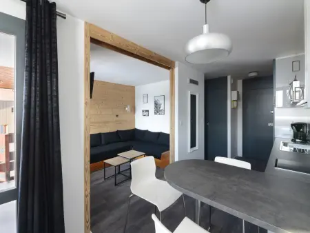 Location appartement à Belle Plagne, Studio rénové, accès pistes, balcon