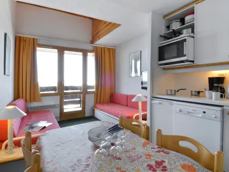 Location appartement à Belle Plagne, Appartement fonctionnel 6 pers · Skis aux pieds · Animaux admis