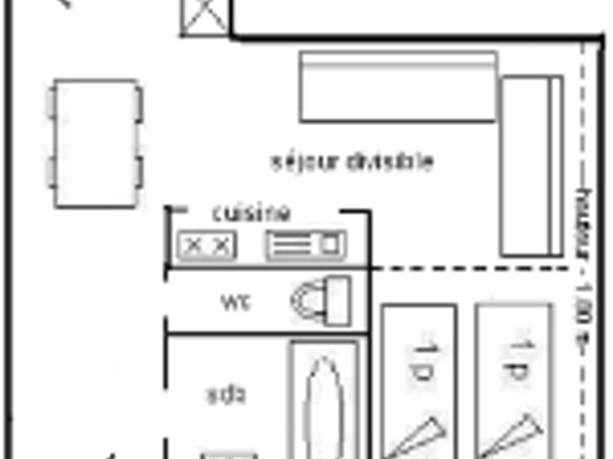 Studio 31 m² balcon vue pistes Belle Plagne - Photo 8