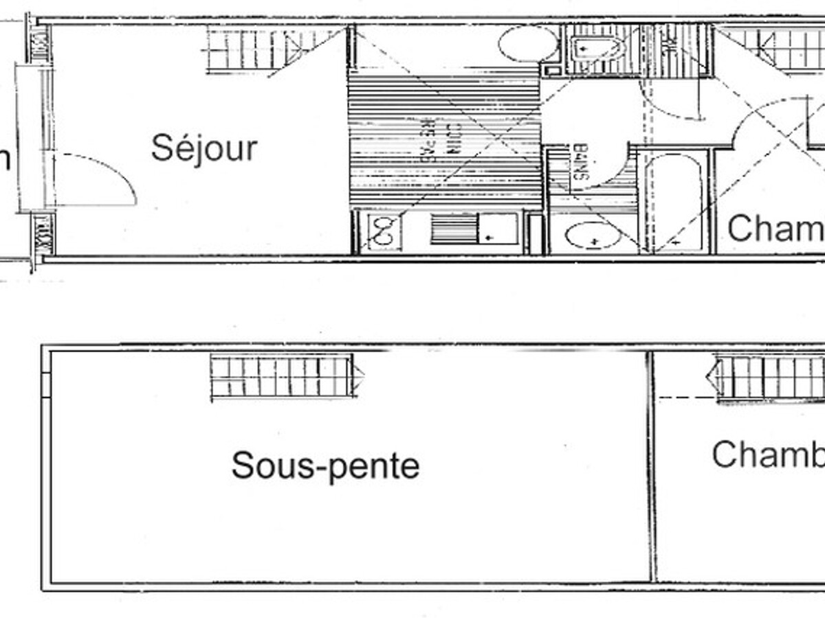 Appartement 8 pers aux Saisies, balcon sud vue pistes - Photo 4
