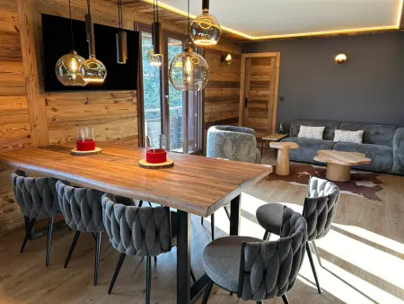 Location appartement à Pra Loup, Appartement neuf chic pour 8 pers, balcon sud, à 120m de la télécabine de Pra-Loup 1500