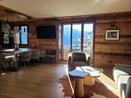 Appartement neuf 8 pers. vieux bois, balcon sud à Pra-Loup : photo 10