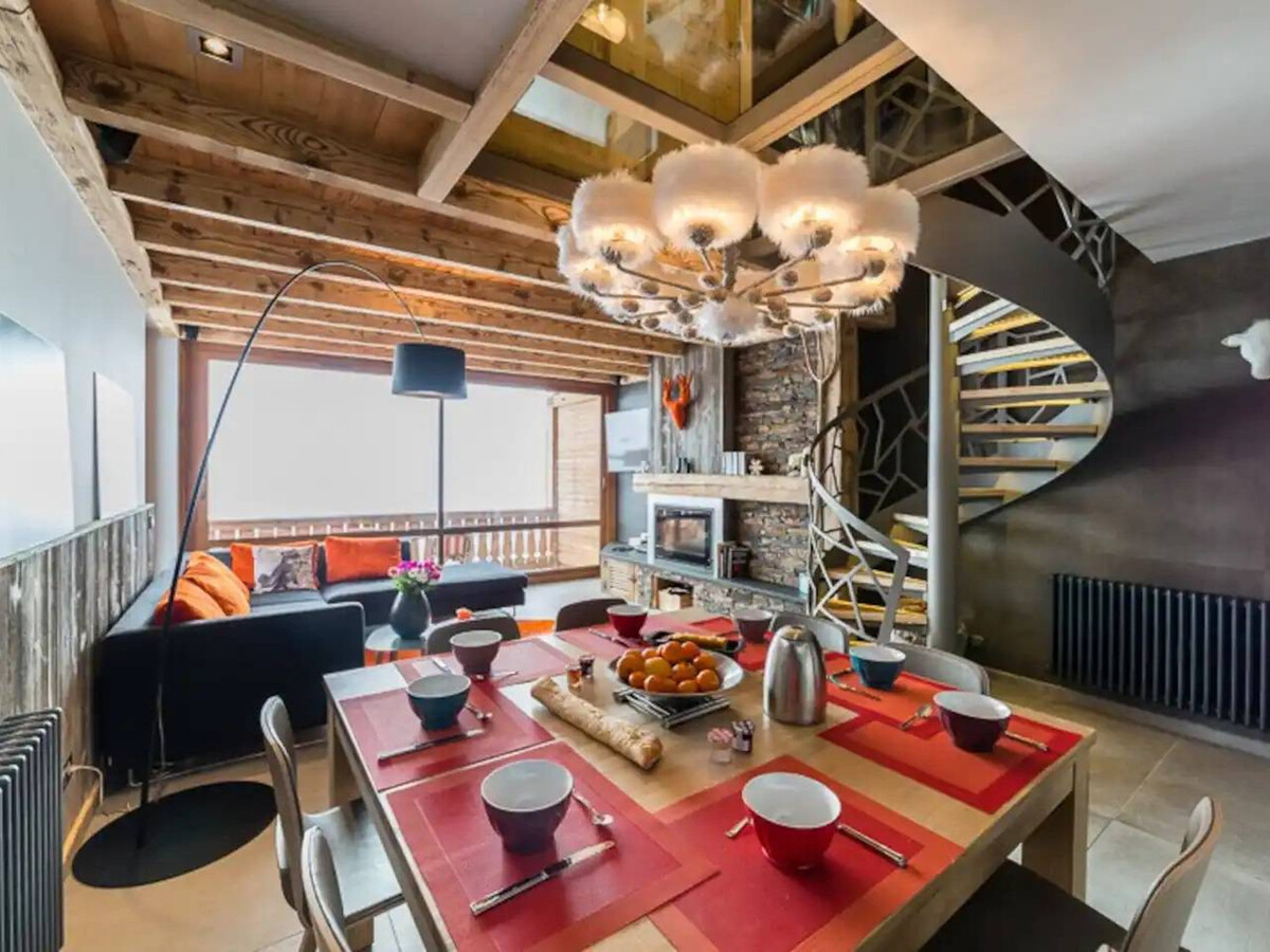Duplex luxe 10 pers, cheminée et skis aux pieds à Val Thorens - Photo 1