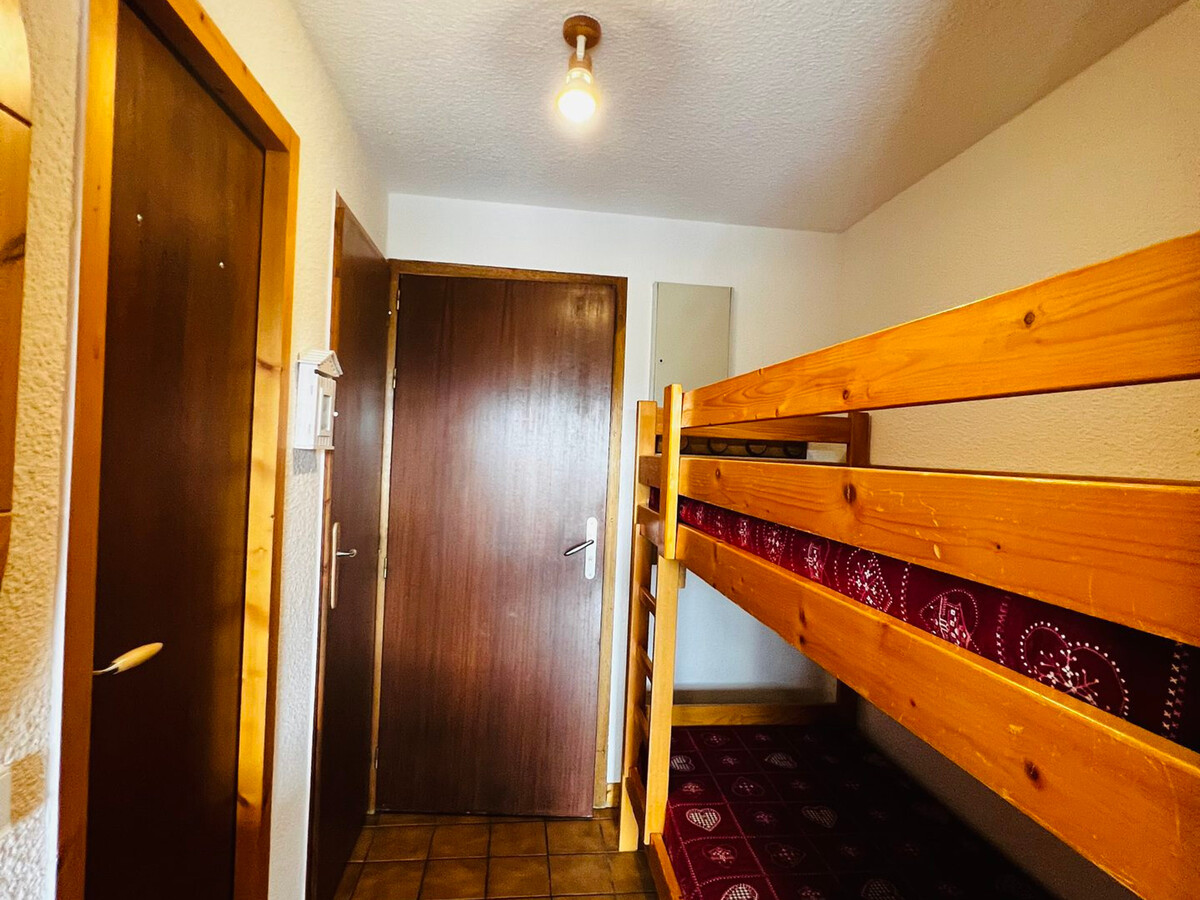 Studio cabine 5 pers aux Saisies, balcon sud vue pistes - Photo 7
