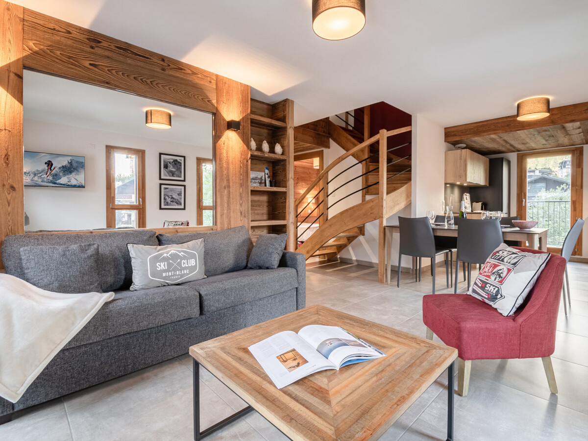 Duplex 77m² centre Chamonix, 6 personnes, vue Brévent - Photo 2