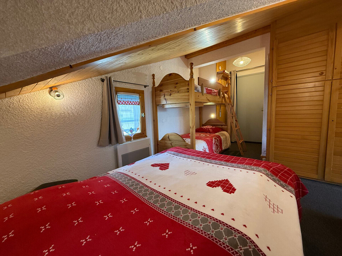 Studio cabine 4 pers aux Saisies, balcon sud, vue Beaufortain - Photo 2