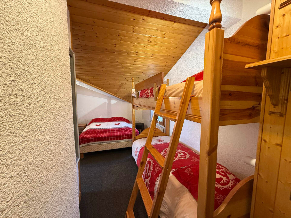 Studio cabine 4 pers aux Saisies, balcon sud, vue Beaufortain - Photo 7