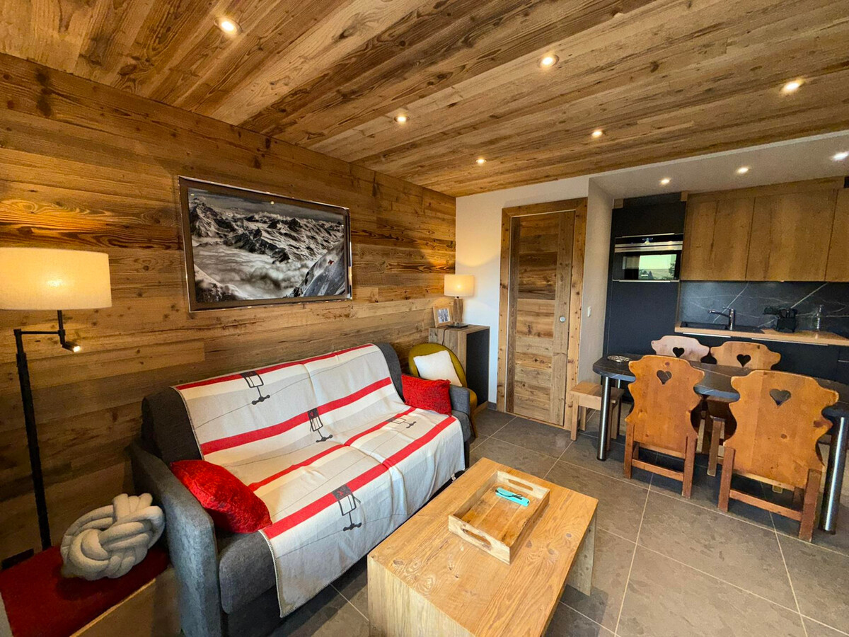 Appartement 6 pers Les Saisies, vue pistes, parking - Photo 1