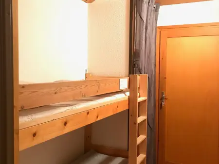 Studio 20 m² aux pieds des pistes à La Plagne Montalbert, balcon vue vallée : photo 4