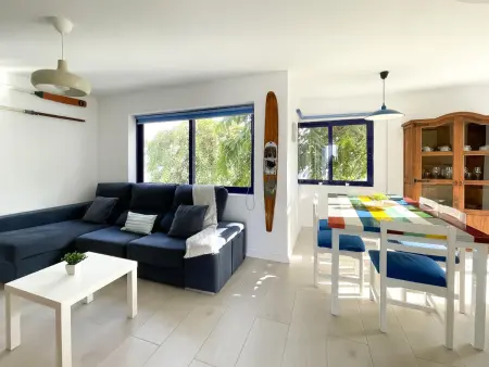 Location appartement à Corralejo, Maison de vacances moderne avec piscine, près de la plage à Corralejo, 2 chambres, Wi-Fi inclus