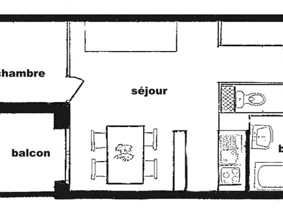 Appartement 2 pièces 5 pers, balcon vue Beaufortain - Photo 4