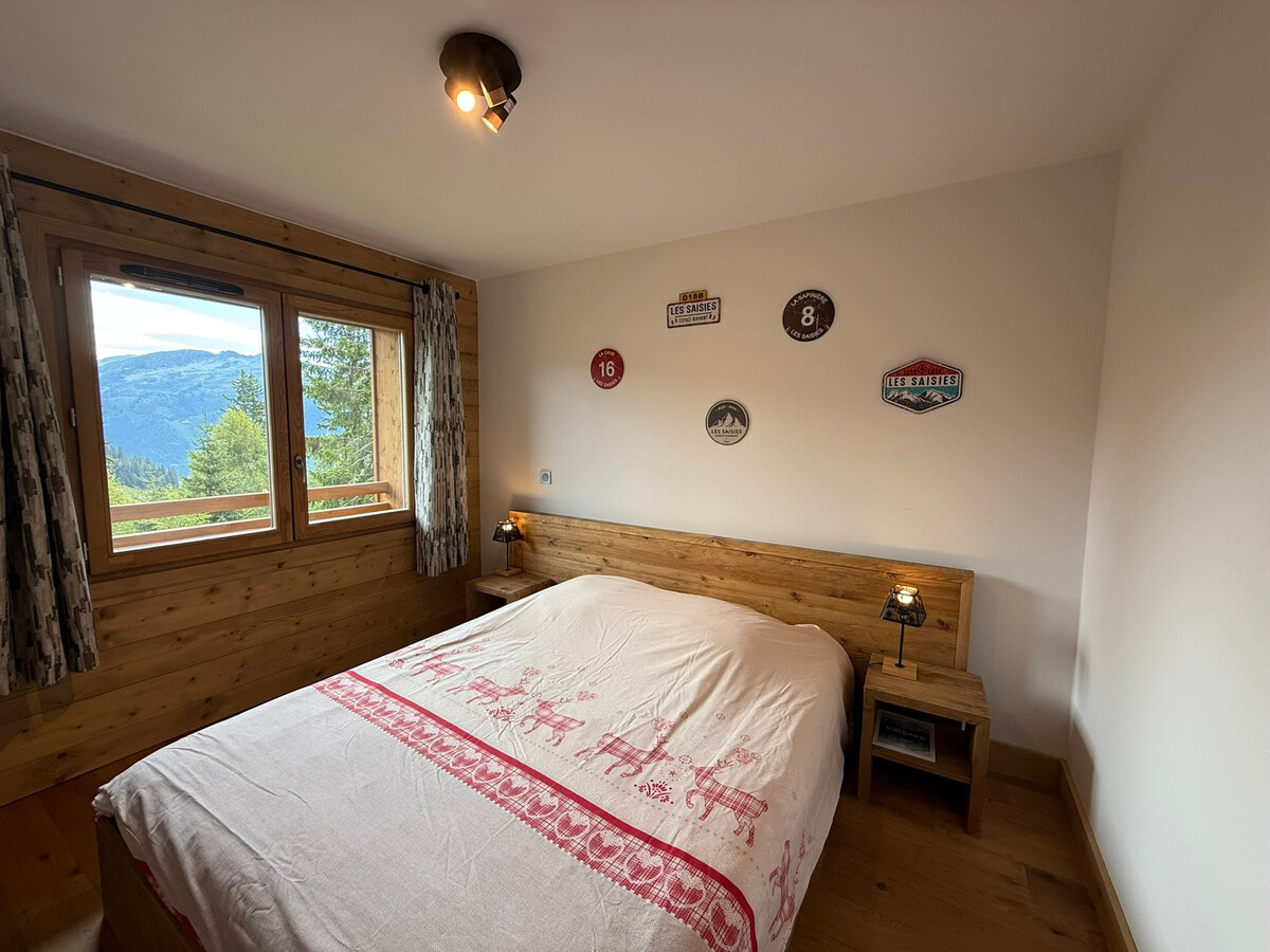 Appartement neuf 3 pièces aux Saisies, parking & casier skis - Photo 2