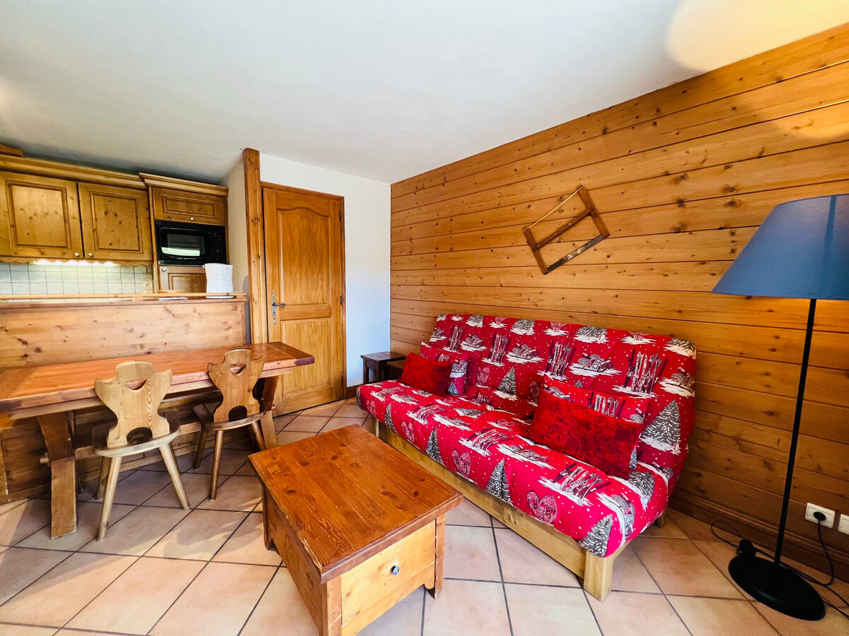 T3 45m² balcon sud, accès piscine résidence, Les Saisies - Photo 5