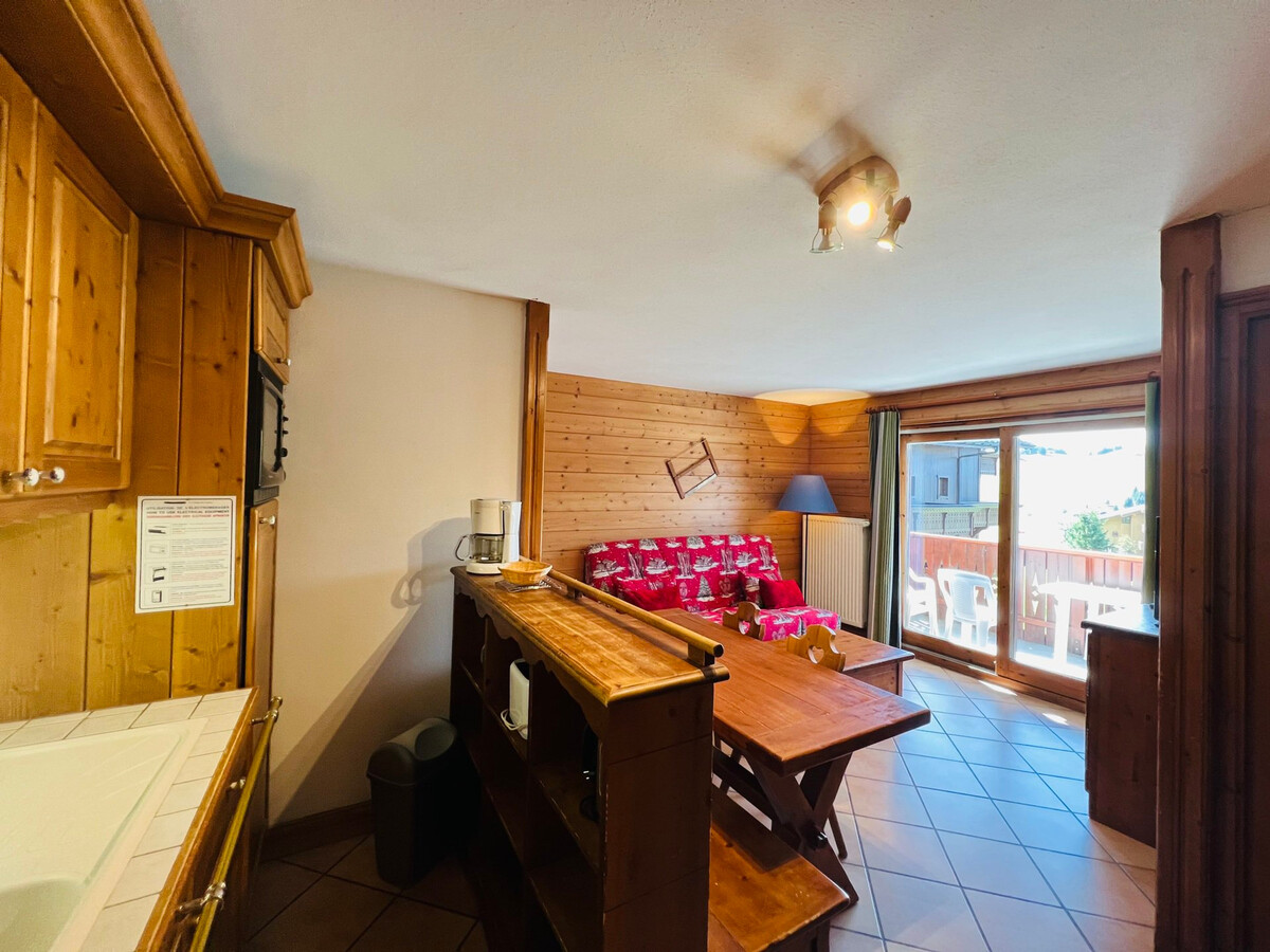T3 45m² balcon sud, accès piscine résidence, Les Saisies - Photo 7