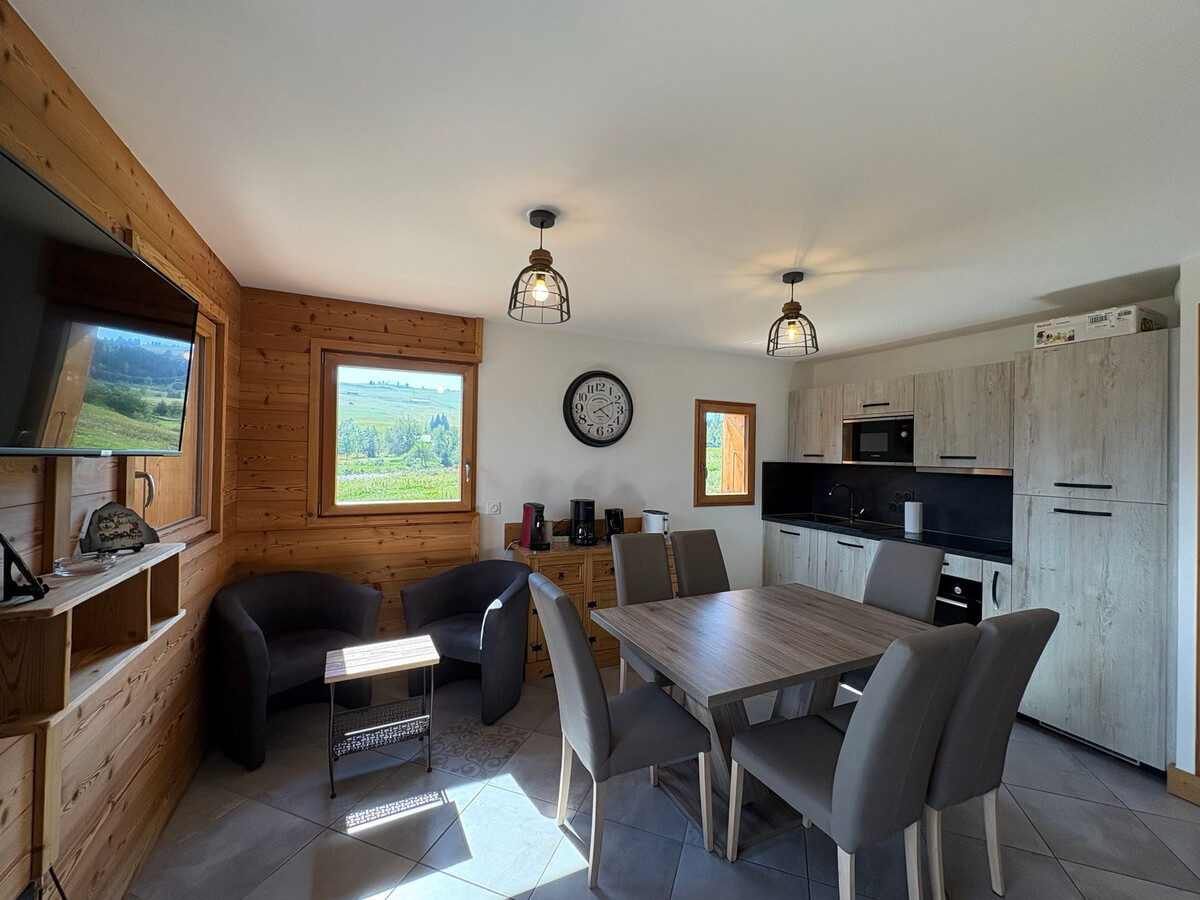 T4 Les Saisies : appartement neuf, garage et vue montagne - Photo 6
