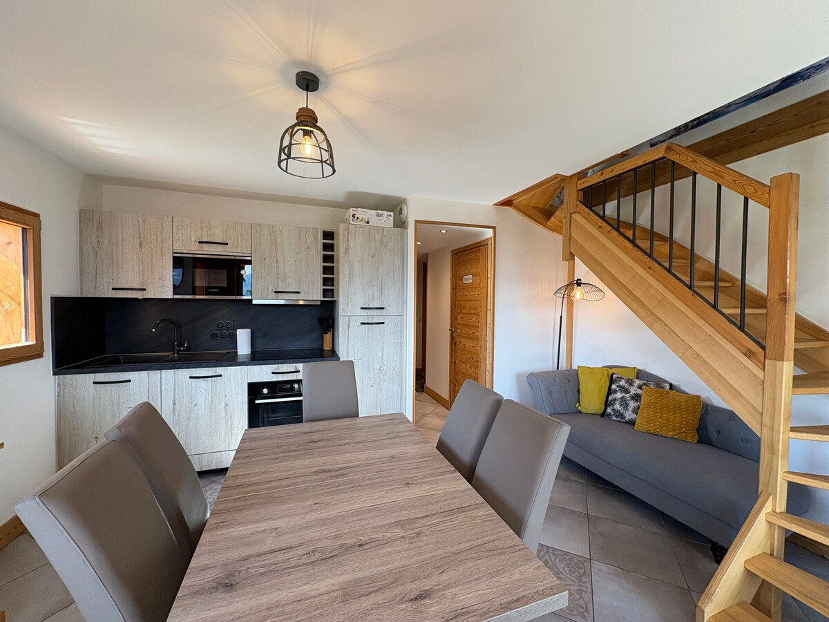 T4 Les Saisies : appartement neuf, garage et vue montagne - Photo 9