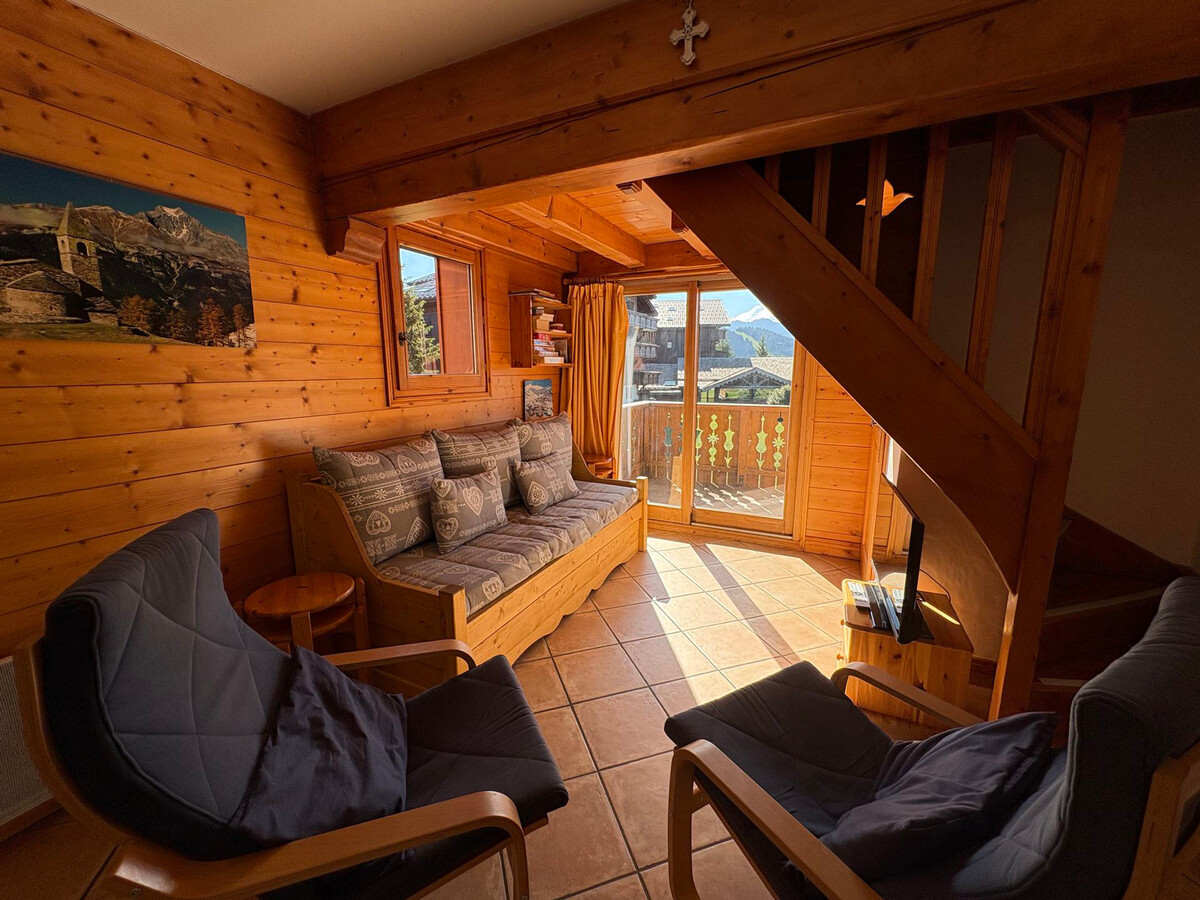 Appart 3 pièces mezzanine 8 pers aux Saisies, vue Beaufortain - Photo 1