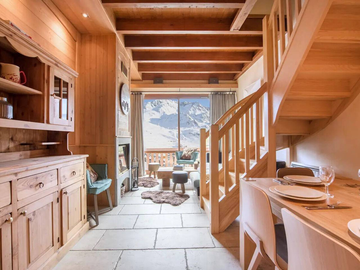 Duplex 75m² Val Thorens, 8 pers., vue montagne et casier à ski - Photo 2