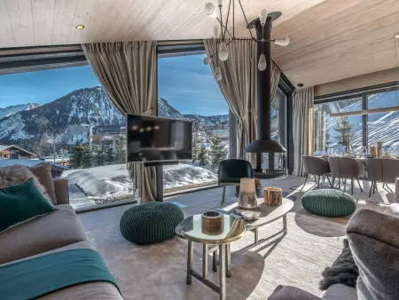 Location chalet à Courchevel 1550, Chalet de luxe skis aux pieds avec SPA - Courchevel