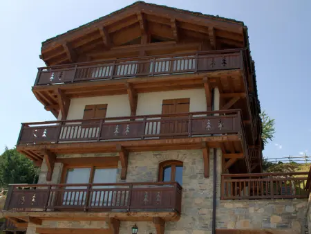 Duplex charmant avec cheminée et wifi à Courchevel : photo 9