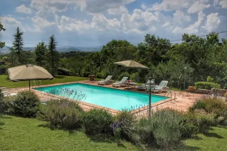 Villa La Palazzeta, Villa spéciale avec piscine privée, belle vue, près du borgo Ficulle - Photo 6