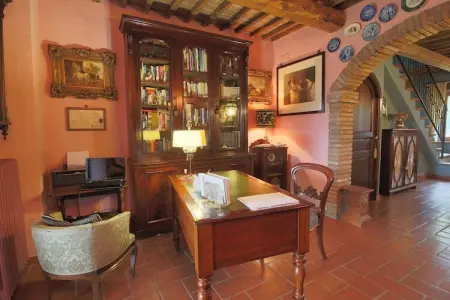 Villa La Palazzeta, Villa spéciale avec piscine privée, belle vue, près du borgo Ficulle - Photo 10